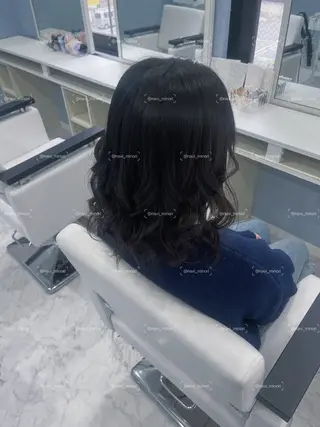 ミディアム ヘアアレンジ navi minoriのヘアスタイル