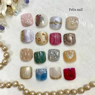 ネイル フェリックスネイル 大人綺麗/トレンドのネイルデザイン