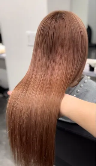 ロング 心斎橋/艶ハイトーン TIELシュン💘のヘアスタイル