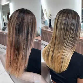 ロング 安井　昴 💫ブリーチ縮毛矯正のヘアスタイル