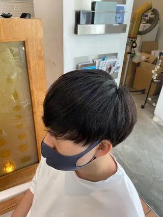 ショート メンズ メンズパーマNo.1 🔥松嶋雄大のヘアスタイル