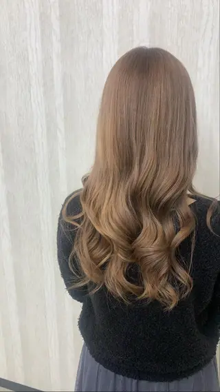 セミロング カラー リルフェアリー 磐田店のヘアスタイル