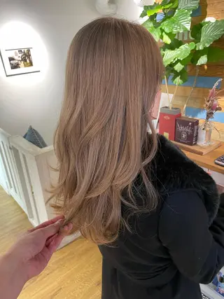 ロング カラー かわさき ともやのヘアスタイル