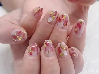 ネイル 佐藤 ニーナ★ラベンダーのネイルデザイン