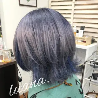 ミディアム エクステ・髪質改善・ ブリーチ・吉田大介のヘアスタイル