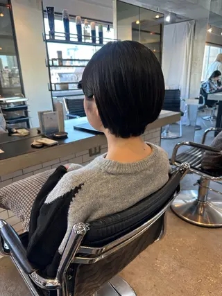 ショート カラー ヘアアレンジ stylist/蛯谷 珠里のヘアスタイル