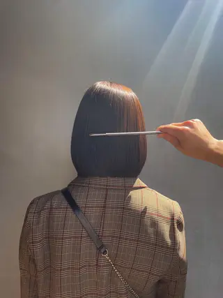 ミディアム ボブ/艶カラー 鎌倉/MIHO🌼のヘアスタイル