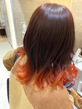 ミディアム カラー 韓国ヘア🇰🇷 トヨキトキコのヘアスタイル