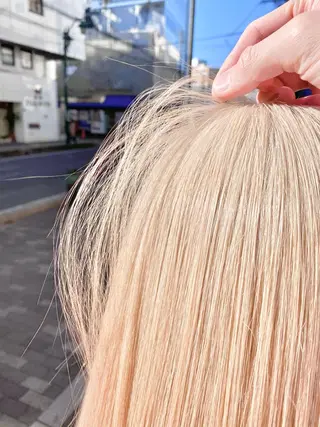 ミディアム カラー 谷口 優冴のヘアスタイル