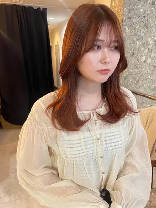 セミロング カラー emu head spa & treatment所属・髙塚碧🇰🇷 韓国ヘア🎗️のヘアスタイル