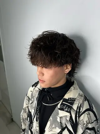 パーマ amon H&D 古船場店 髪質改善美容室所属・小倉/メンズ/ パーマ/下田亮斗のヘアスタイル