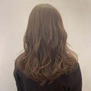 ロング カラー 似合わせバランス得意 青野さくらのヘアスタイル