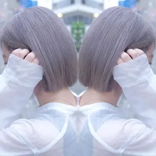 ミディアム カラー ヘアアレンジ 竹内啓太 ボブのヘアスタイル