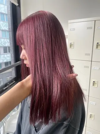 セミロング MOE 福岡韓国ヘア✧︎のヘアスタイル