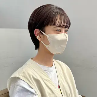 ショート カラー 山口 モエのヘアスタイル