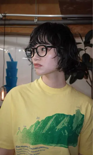 ショート パーマ KEI gattacaのヘアスタイル