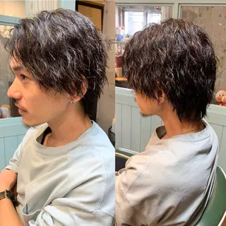 ミディアム 内野 由紀のヘアスタイル