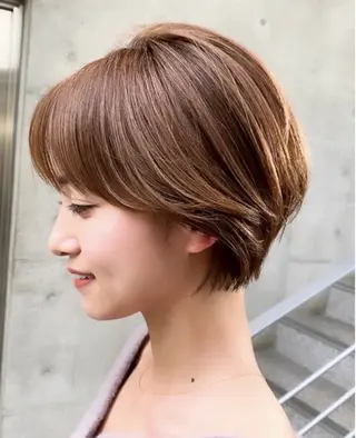 ショート 💎レイヤー×顔周り カット💎杉原のヘアスタイル