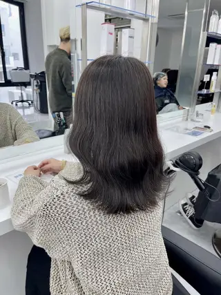 カラー Cure所属・透明感カラー🌿 yuika🤎🍨のヘアスタイル