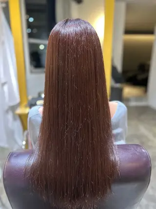 ロング カラー 縮毛矯正／髪質改善 🌟mizukiのヘアスタイル