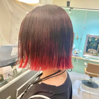 ショート カラー スナコザワ レナのヘアスタイル