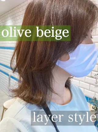 ミディアム Loom .by Sea  ルームバイシー所属・レイヤー/前髪/ 韓国/CHIHIROのヘアスタイル