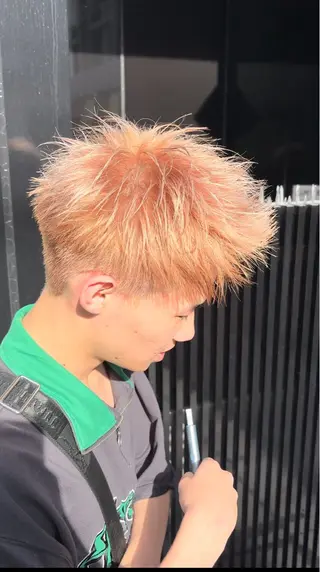 カラー メンズ 大人パーマ特化 心斎橋本町/えざわのヘアスタイル