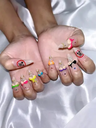 ネイル NAIL and EYELASH ALPHA.所属・ALPHA. 姫繇のネイルデザイン