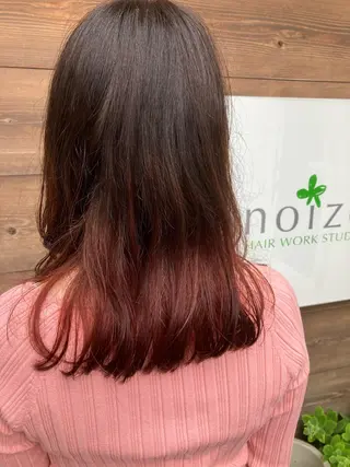 ミディアム 鈴木 香哉子のヘアスタイル