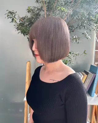 ミディアム カラー 磯　亜由香 🌷ブリーチのヘアスタイル