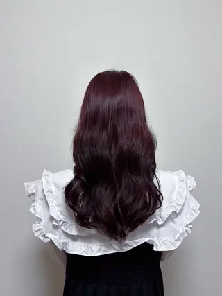ロング カラー 南田 晴香のヘアスタイル