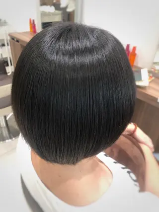 ミディアム パーマ ナカタケ ユウのヘアスタイル