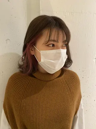 ショート カラー ナチュラル/韓国💎 haruka 💎のヘアスタイル