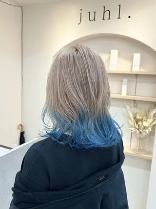 ミディアム カラー ✨【公式】 juhl.横浜✨のヘアスタイル