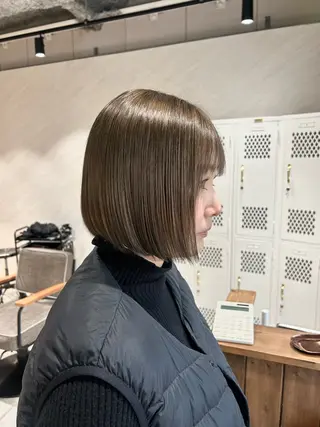 ミディアム 髪質改善ｶﾗｰ🥣 ayaka🤎のヘアスタイル