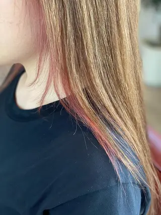 ロング カラー 金沢市/美容師/ 岡島由希美のマツエク・マツパデザイン