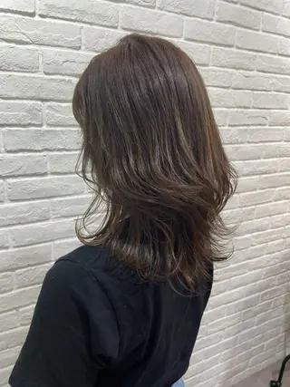 セミロング カラー belta.🌱 安藝夏花🌻のヘアスタイル