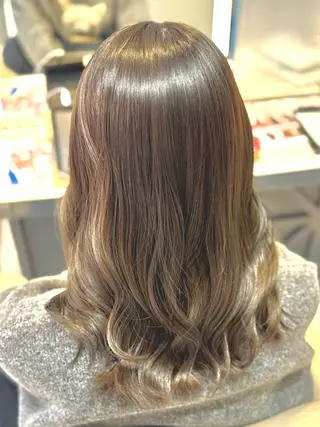 ミディアム 巻ける美髪矯正/ 韓国ヘア/yutaのヘアスタイル