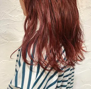 セミロング カラー 圧倒的透明感カラー nana🦕のヘアスタイル