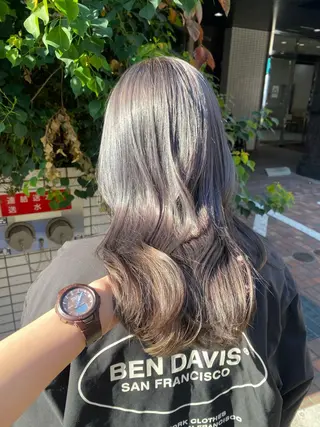 セミロング すぎもと さき⚡️ 朝ラク・*パーマのヘアスタイル