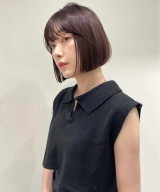 ショート 透明感🍨レイヤー ヘアセット/miyuのヘアスタイル