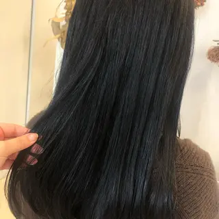 セミロング ふるはし みなのヘアスタイル