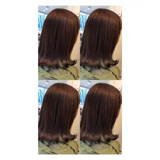 ミディアム カラー 髪質改善/縮毛矯正/ 韓国ヘア/店長敦士のヘアスタイル