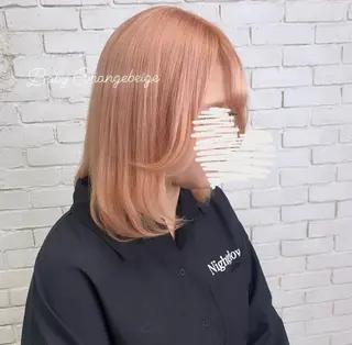 ミディアム カラー 大阪韓国ヘア 🦋RINKAのヘアスタイル