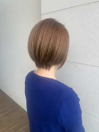 ショート hairdesign Granz 平成店所属・志賀 美沙のヘアスタイル
