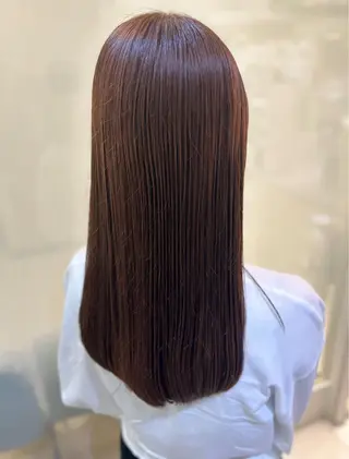 ロング カラー 艶質改善/縮毛矯正 ササキナツミのヘアスタイル