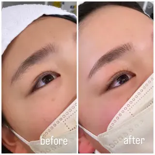 マツエク・マツパ アイブロウ 【Amber】 Kurumiのマツエク・マツパデザイン