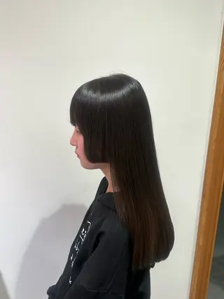 ロング レイヤー/蟹江/ くすみカラー/川口のヘアスタイル