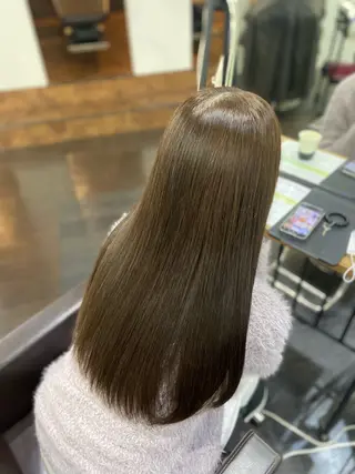 ロング カラー ヘアアレンジ 🍒ᩚ名駅/艶髪 縮毛矯正/あゆ🍒ᩚのヘアスタイル