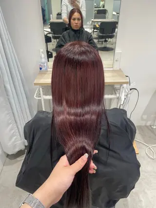 ロング カラー クルミ/ 💕ワンホンネイルのネイルデザイン